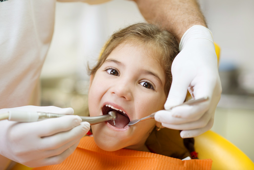 child in dentist